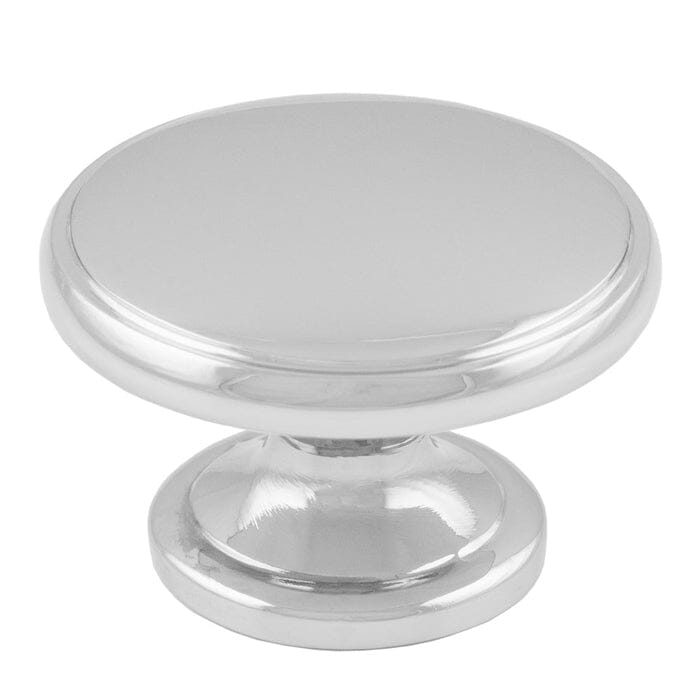 Oxford Knob 32mm Cupboard Knob Carlisle Brass Polished Chrome 