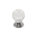 Clear Ball Knob 27mm