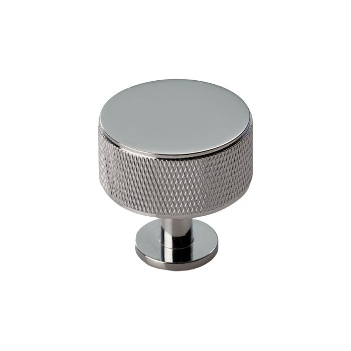 Knurled Radio Knob Cupboard Knob Carlisle Brass Polished Chrome 
