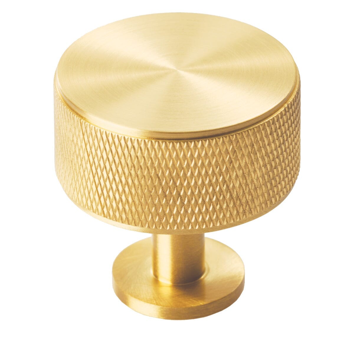 Knurled Radio Knob Cupboard Knob Carlisle Brass Satin Brass 