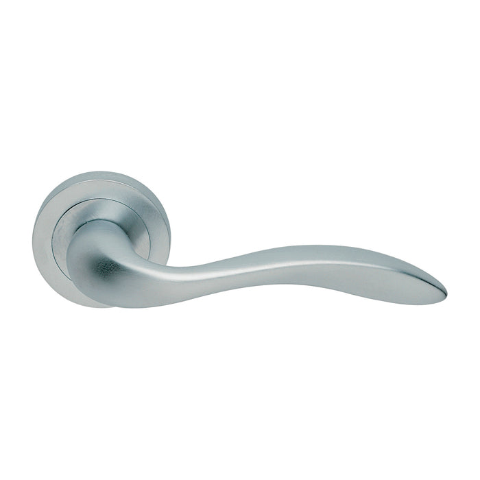 Giava Lever on Round Rose