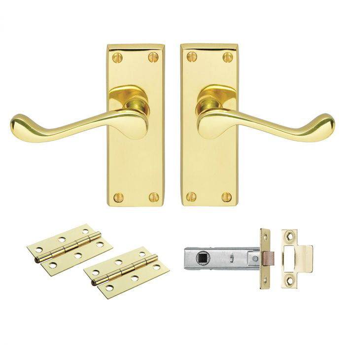 Contract Victorian Scroll Latch Pack