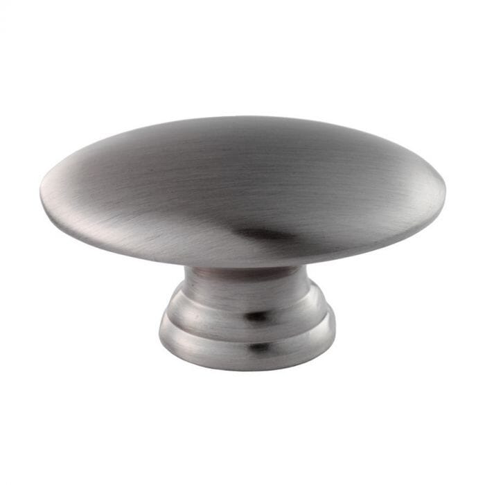 Oval Knob Cupboard Knob Carlisle Brass Satin Nickel 