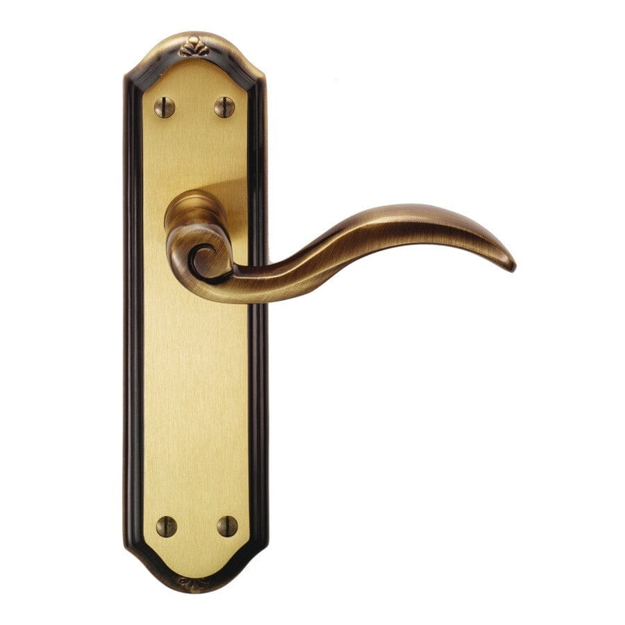 Wentworth Lever on Latch Backplate (Latch & Hinges Included) Lever On Backplate Carlisle Brass Florentine Bronze 