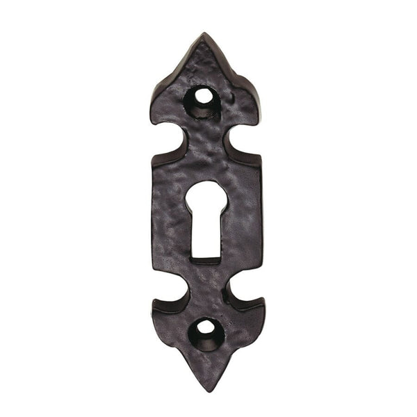 Fleur de Lys Escutcheon Escutcheon Carlisle Brass Black Antique 
