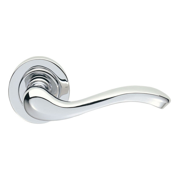 Apollo Lever on Round Rose Polished Chrome AQ3CP