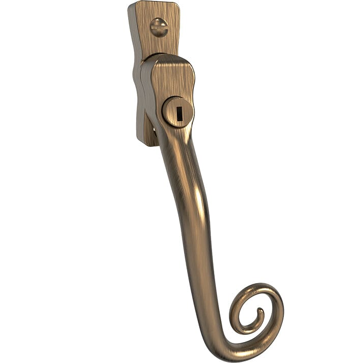 Mila Heritage Monkey Tail Casement Handle Left hand