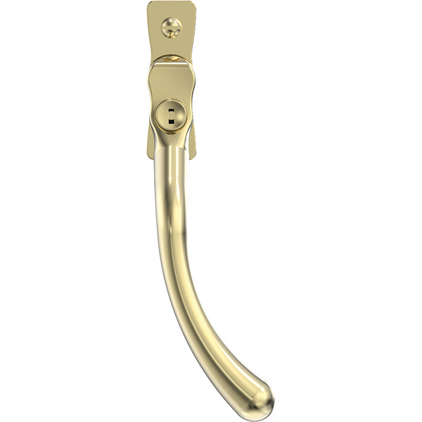 Mila Heritage Pear Drop Casement Handle Right hand Polished Gold CB700662