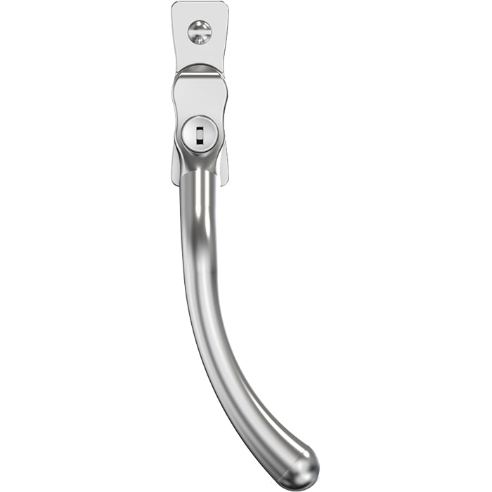 Mila Heritage Pear Drop Casement Handle Right hand Smooth Satin CB700692
