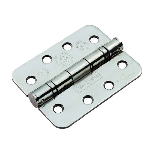 Enduro Grade 13 Ball Bearing Hinge Radius Hinge Eurospec Bright Stainless Steel 