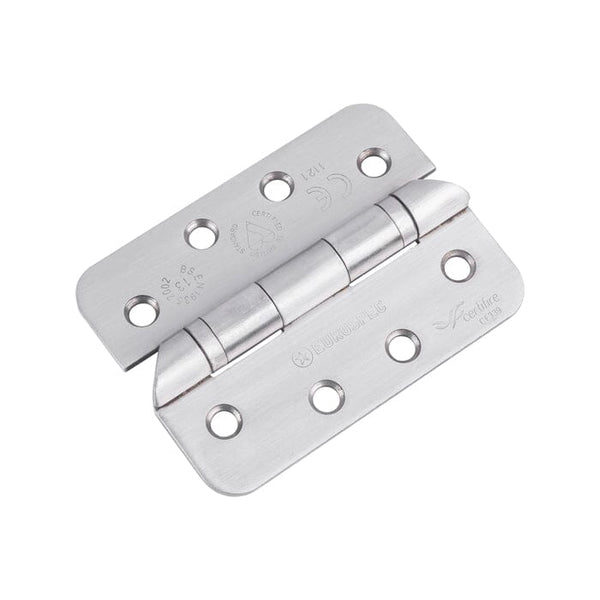 Enduro Grade 13 Ball Bearing Hospital Tip Hinge Radius Hinge Eurospec Satin Stainless Steel 