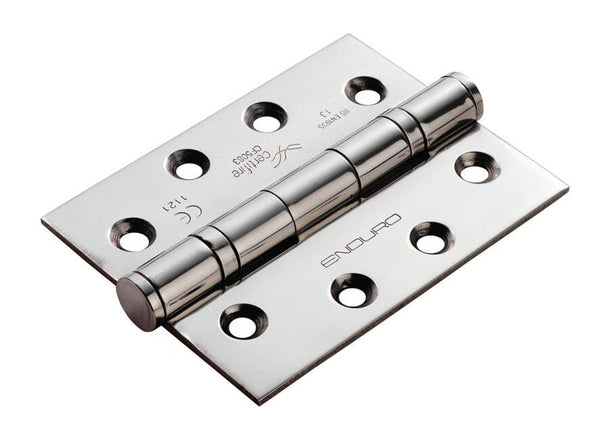 Enduro Grade 13 Ball Bearing P Hinge (Pack of 3) Hinge Eurospec Bright Stainless Steel 