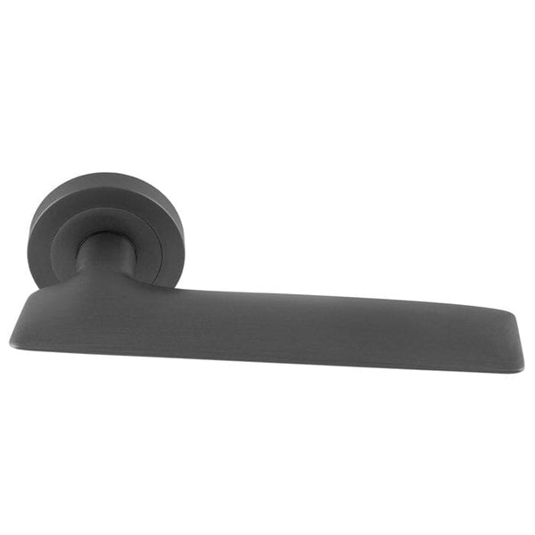 Manital Hygge due Lever on Round Rose Anthracite