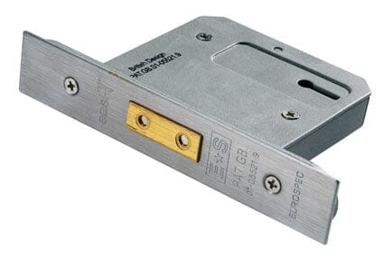 Easi-T 5 Lever Deadlock 64mm Dead Lock Eurospec Satin Stainless Steel 