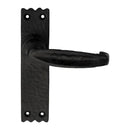 Slimline V Lever on Latch Backplate (Latch & Hinges Included) Lever On Backplate Carlisle Brass Black Antique 