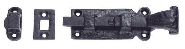 Straight Door Bolt 152mm Black Antique LF5530B