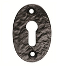 Oval Shape Escutcheon Escutcheon Carlisle Brass Black Antique 