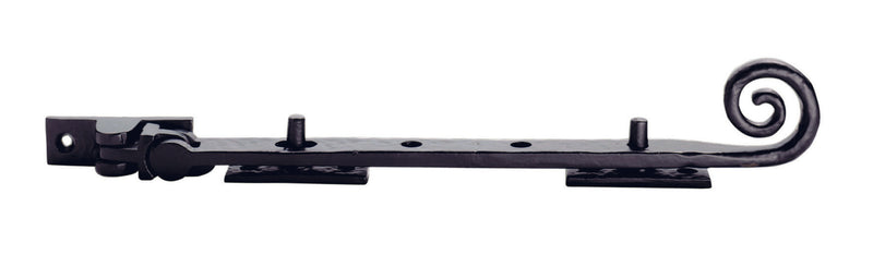 Curly Tail Casement Stay 305mm Black Antique LF5541C