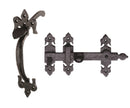 Suffolk Latch Thumb Latch Set Carlisle Brass Black Antique 
