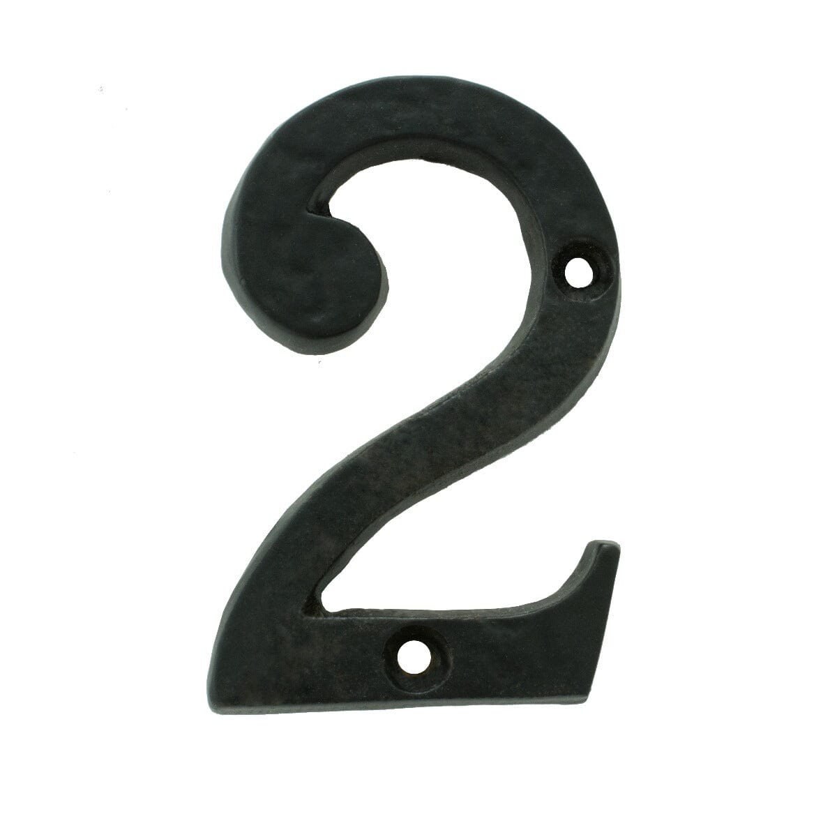 Numeral 2 (Face Fix) Numerals & Letter Carlisle Brass Black Antique 