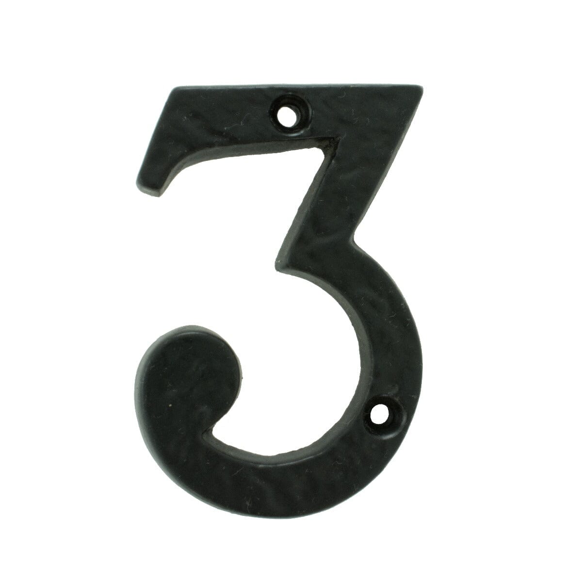 Numeral 3 (Face Fix) Numerals & Letter Carlisle Brass Black Antique 