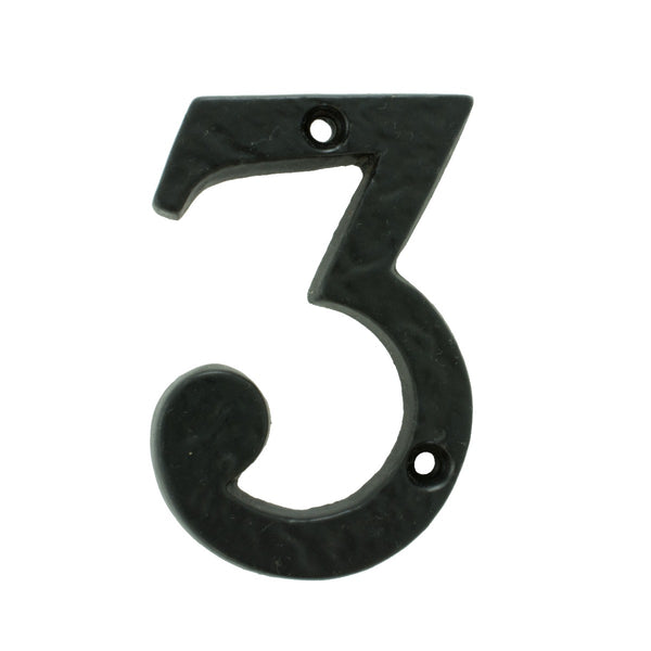 Numeral 3 (Face Fix) Black Antique LF55493