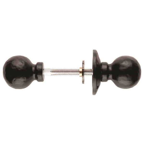 Ball Rim Knob Furniture Mortice Knob Carlisle Brass Black Antique 