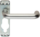 Safety Lever on a Inner Backplate (Latch & Hinges Included) Lever On Backplate Eurospec Satin Anodised Aluminium 