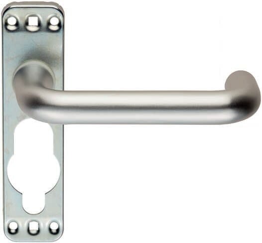 Safety Lever on a Inner Backplate (Latch & Hinges Included) Lever On Backplate Eurospec Satin Anodised Aluminium 