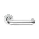 Safety Lever 22mm DDA compliant (Latch & Hinges Included) Lever On Rose Eurospec Satin Anodised Aluminium 