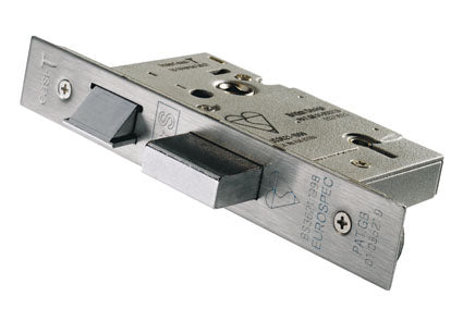 Easi T 5 Lever BS Sashlock 76mm Satin Stainless Steel LSB5530SSS
