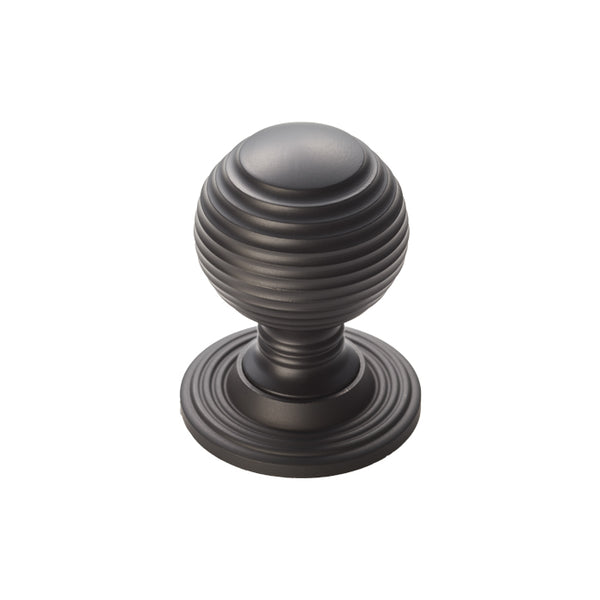 Queen Anne Knob 23mm Matt Black M1003MB