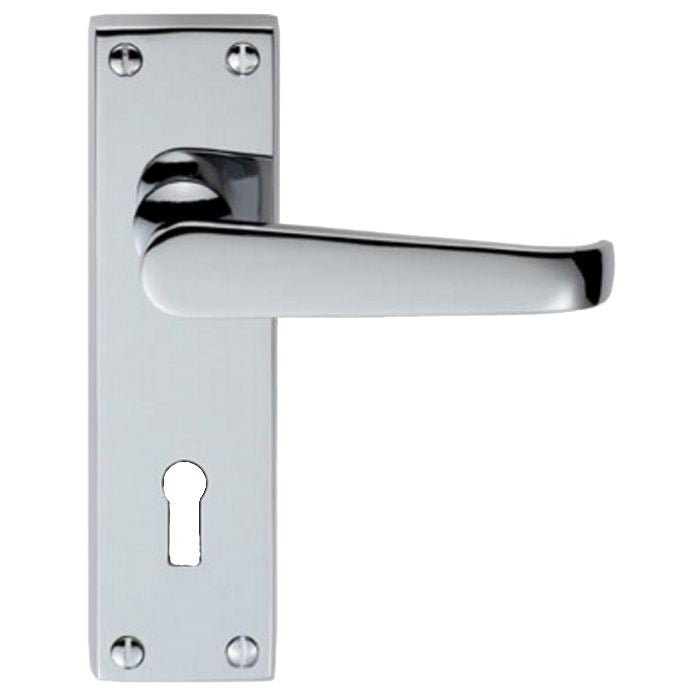 Victorian Lever on Lock Backplate (Latch & Hinges Included)
