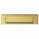Plain Letter Plate (Gravity Flap) Letter Plate Carlisle Brass Polished Brass 