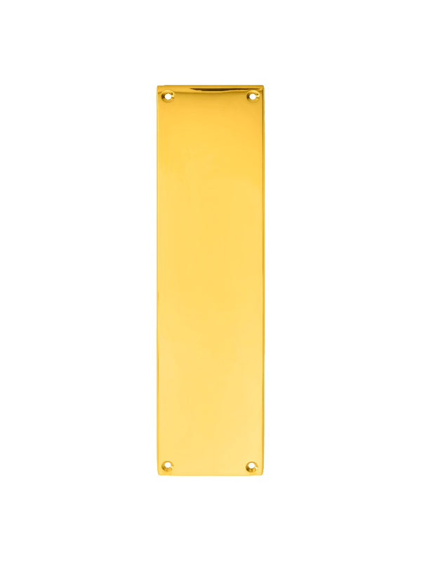 Plain Finger Plate Polished Brass M39
