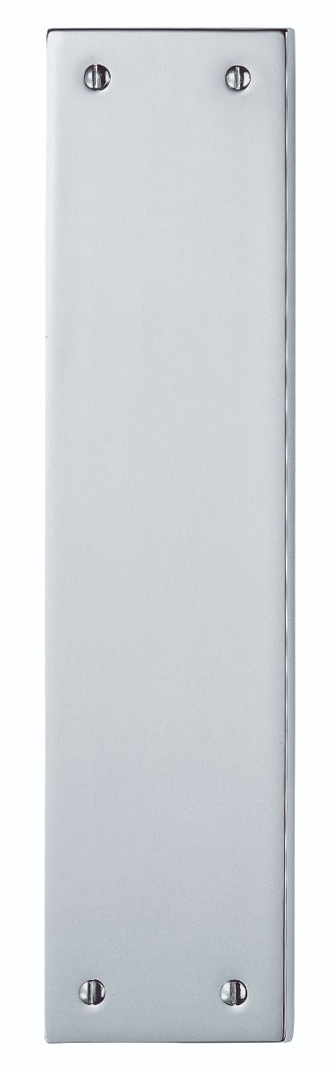 Plain Finger Plate Polished Chrome M39CP