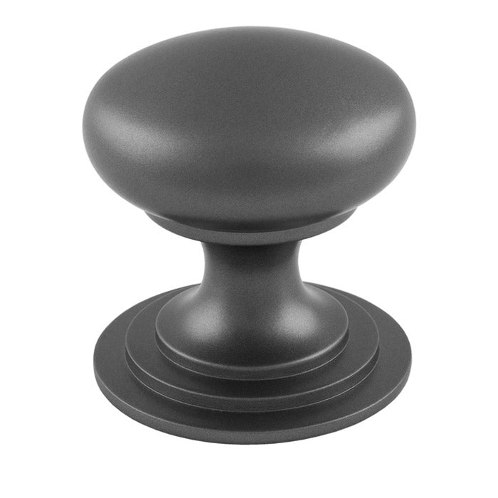 Victorian Cupboard Knob 25mm Anthracite