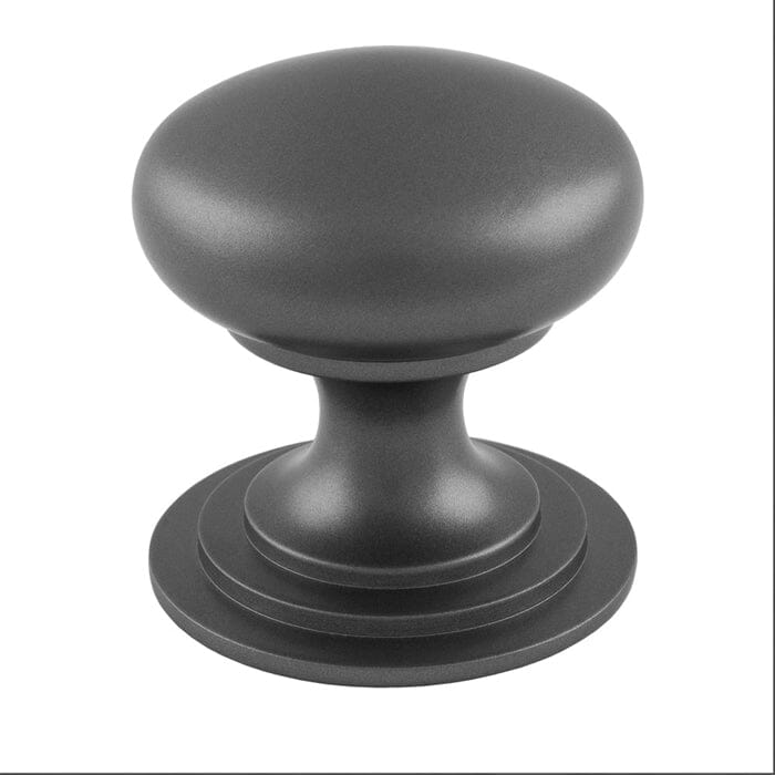 Victorian Cupboard Knob 42mm Anthracite Cupboard Knob Carlisle Brass Anthracite 