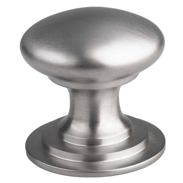 Victorian Cupboard Knob 42mm Satin Nickel M47DSN