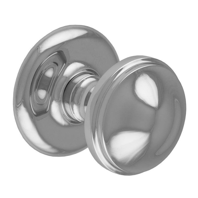 Round Centre Door Knob Polished Chrome M60CP