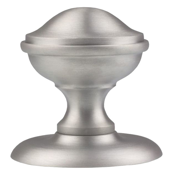 Round Centre Door Knob Satin Chrome M60SC