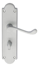 Victorian Scroll Lever on Shaped WC Backplate