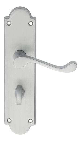 Victorian Scroll Lever on Shaped WC Backplate