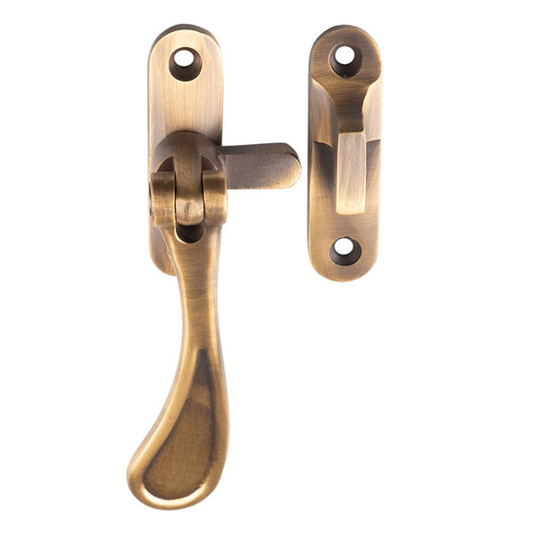 Casement Fastener Reversible Antique Brass M73AB