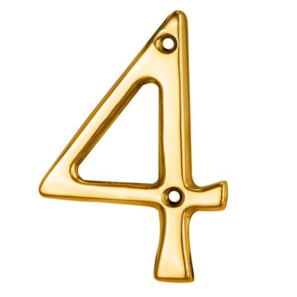 Numerals (0-9) Number 4 PVD N4PVD