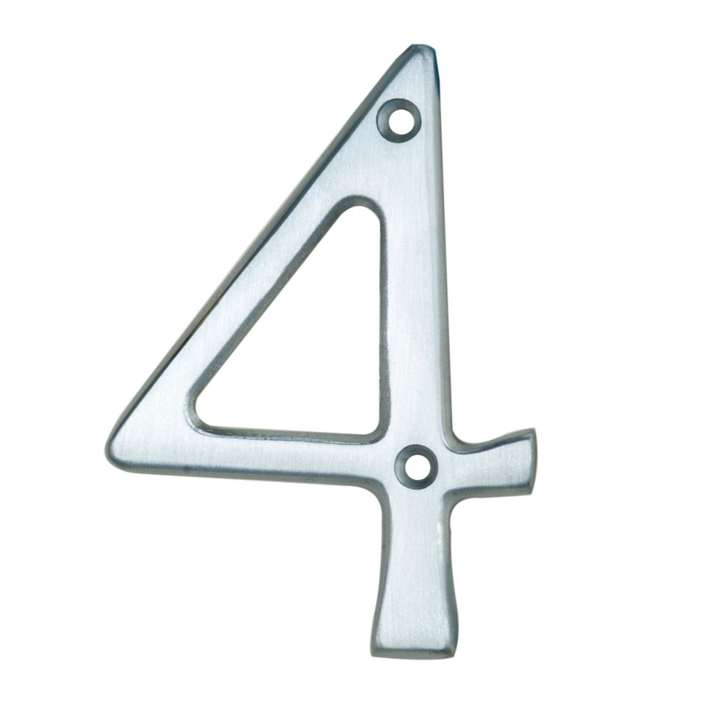 Numerals (0-9) Number 4