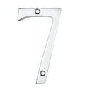 Numerals (0-9) Number 7 Numerals & Letter Carlisle Brass Polished Chrome 