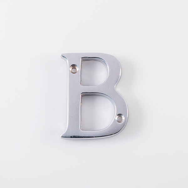 Letter B Polished Chrome NBCP