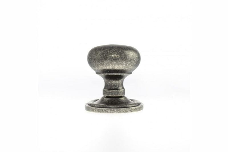 Old English Harrogate Solid Brass Mushroom Mortice Knob Concealed Fix Rose