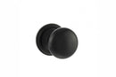 Old English Harrogate Solid Brass Mushroom Mortice Knob Concealed Fix Rose (Latch & Hinges Included) Mortice Knob Atlantic Set Matt Black 